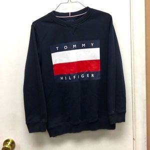 Tommy Hilfiger Kids Big Flag size XL Navy Blue